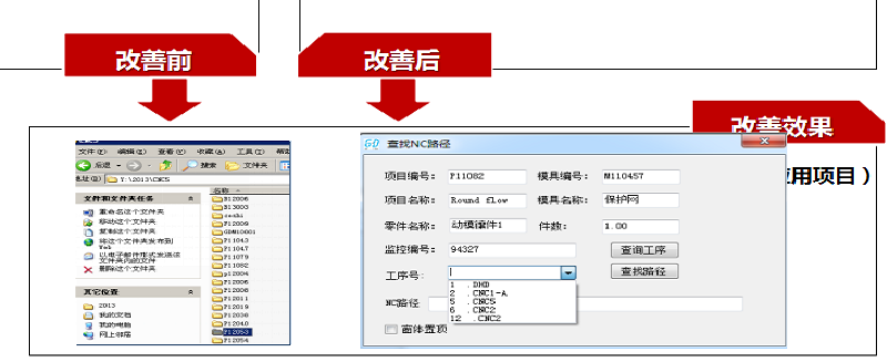 自主开发一键式搜索NC软件改善报道