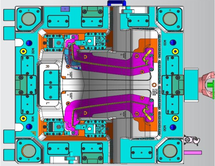 DRL PL TI LIGHT GUIDE HIGH 汽车车灯模具